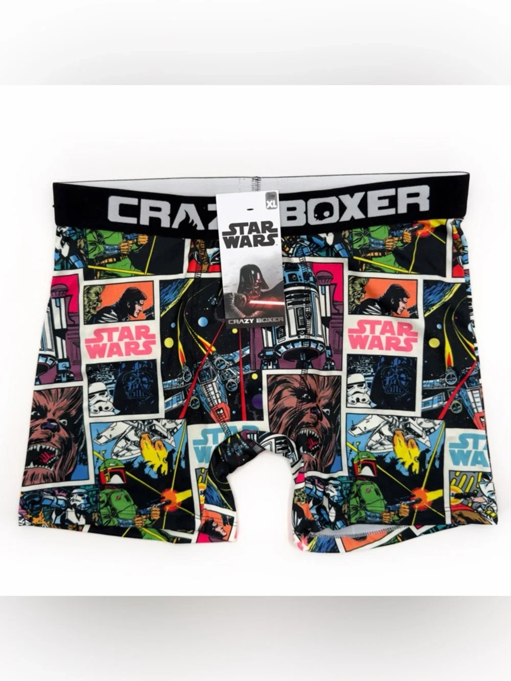 Star Wars Crazy Boxer Briefs Mens Size XL Underwear Disney Movie Gift Disneyland